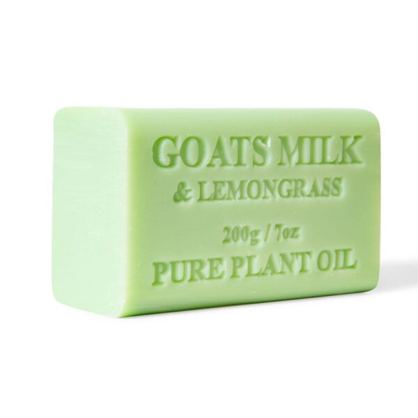 Fanno-Goats Milk Soap Bars Lemongrass Scent Natural Moisturizing Skin Care Australia