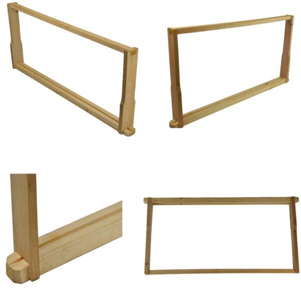 Fanno-Deep Beehive Frames Set of 10 Unassembled Knotty New Zealand Pine for Beekeeping