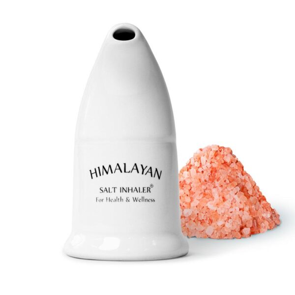 Fanno-Himalayan Salt Inhaler Pipe with 125g Pure Crystal Rock for Natural Air Therapy