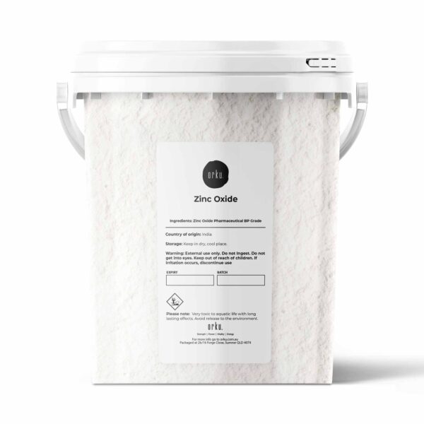 Fanno-Zinc Oxide Powder BP Pharmaceutical Grade 800g 99.9% Purity Resealable Bucket