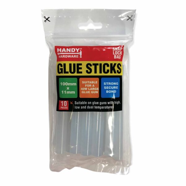 Fanno-Hot Glue Sticks 100mm x 11mm Clear for Crafting and Bonding with 10w Glue Gun