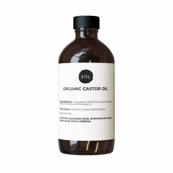 Fanno-Organic Castor Oil 100ml Hexane Free Cold Pressed for Skin and Hair Care