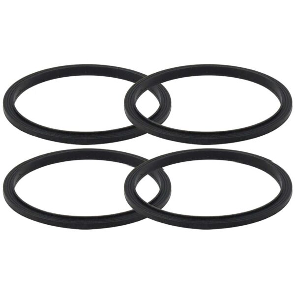 Fanno-Replacement Seal for NutriBullet RX 1700W Gasket Black Silicone Rubber 4 Pack