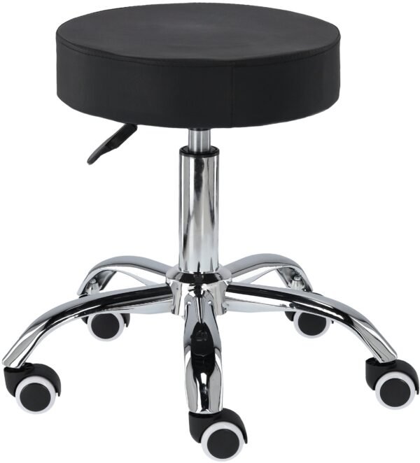 Fanno-Adjustable Salon Stool Rolling Chair for Beauty Hairdressing and Tattoo Clinics