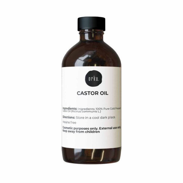 Fanno-Castor Oil 250ml Hexane Free Cold Pressed for Skin Hair Care and Beauty Applications