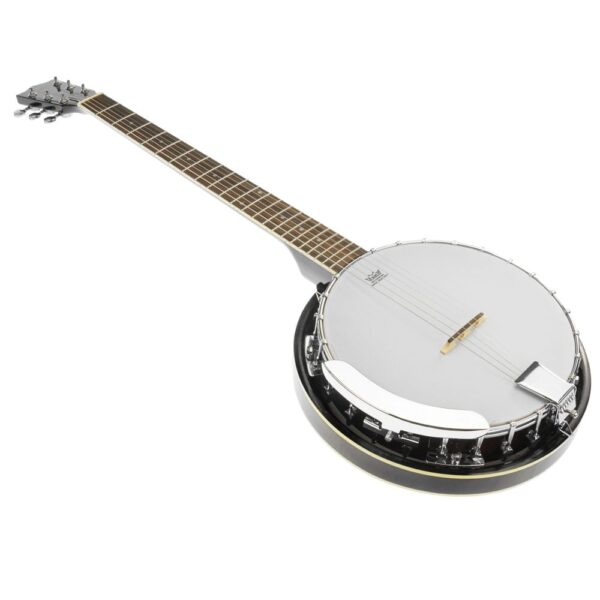 Fanno-6 String Resonator Banjo Guitar Banjo High Gloss Finish for Jazz Folk Bluegrass Music