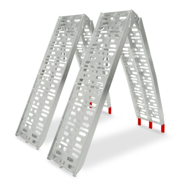 Fanno-Aluminium Folding Loading Ramps for ATV Motorbike 340kg Capacity 2. Long