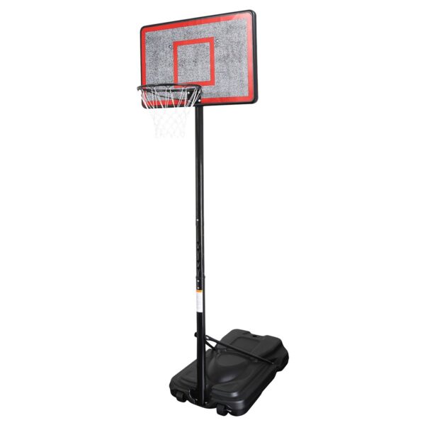 Fanno-Height-Adjustable Basketball Hoop Portable Stand with 44-Inch Backboard and Wheels