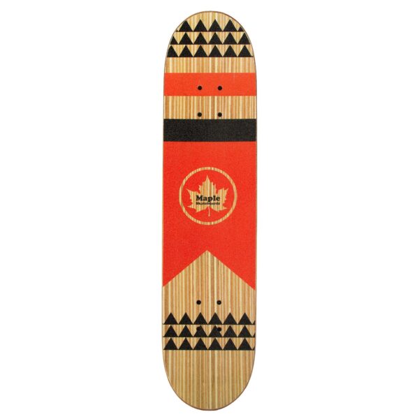 Fanno-31 Inch Maple Skateboard with 9 Ply Deck and Polyurethane Wheels for Tricks