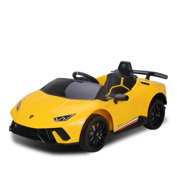 Fanno-Kids Electric Ride On Car  Performante Remote Control Rechargeable Yellow