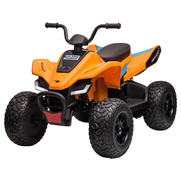 Fanno-Kids Ride On Car McLaren MCL35 Electric ATV with LED Lights and MP3 Function