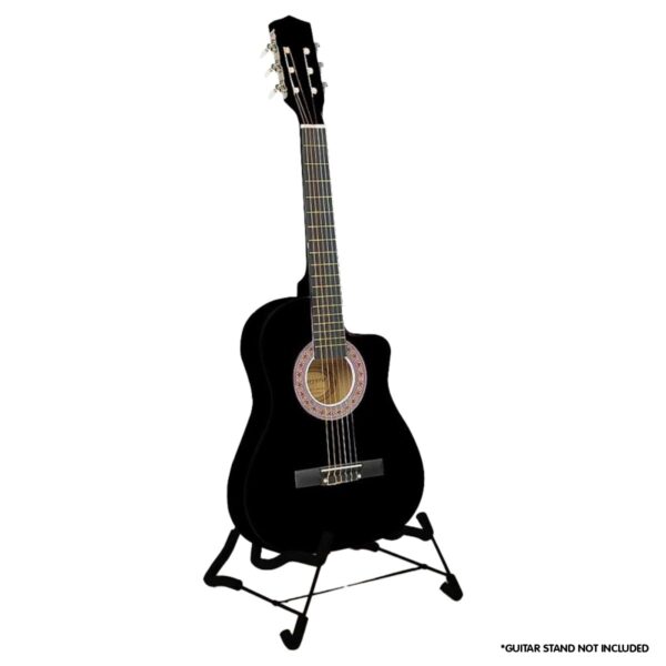 Fanno-Children's Acoustic Guitar 34 Inch Cutaway Design for Kids with Carry Bag and Picks