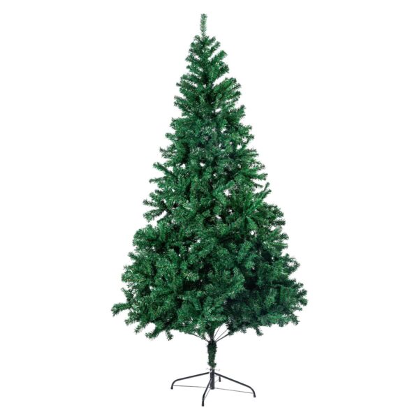 Fanno-Faux Christmas Tree 180cm with 850 Tips Sturdy Metal Stand Easy Assembly Decor