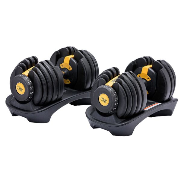 Fanno-Adjustable Dumbbells Set 5 to 52.5 Pounds for Home Gym Strength Training