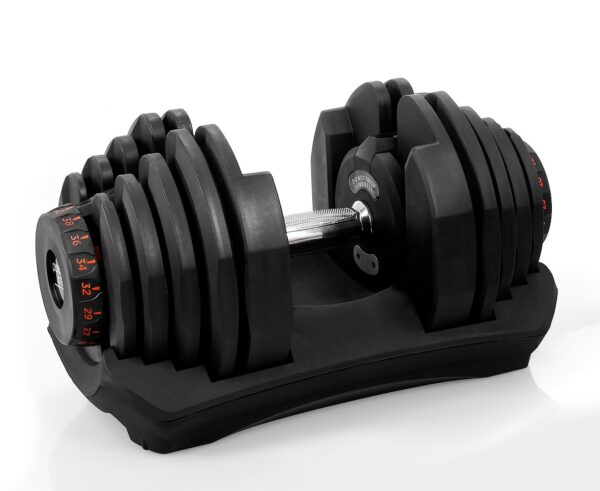 Fanno-Adjustable Dumbbell 40kg with Dial Easy Weight Change for Home Gym Fitness