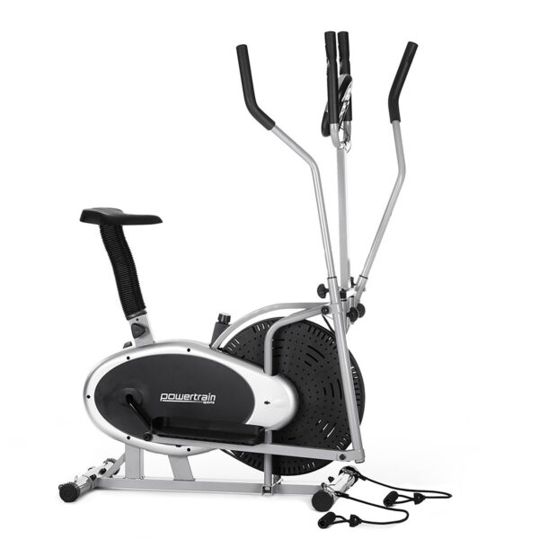 Fanno-Multi-Function Elliptical Bike Trainer with Resistance Bands for Home Gym Fitness