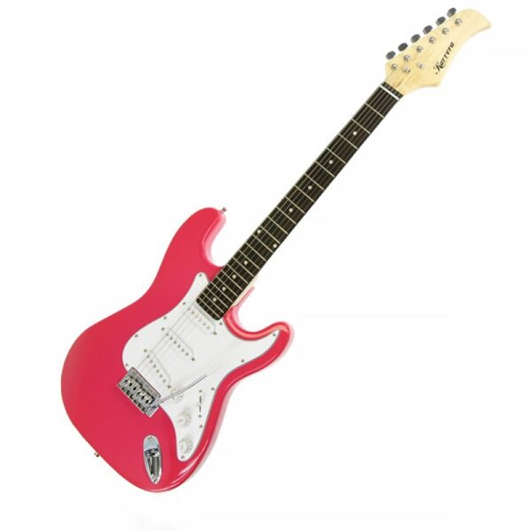 Fanno-39 Inch Electric Guitar with Adjustable Bridge and Removable Whammy Bar Pink