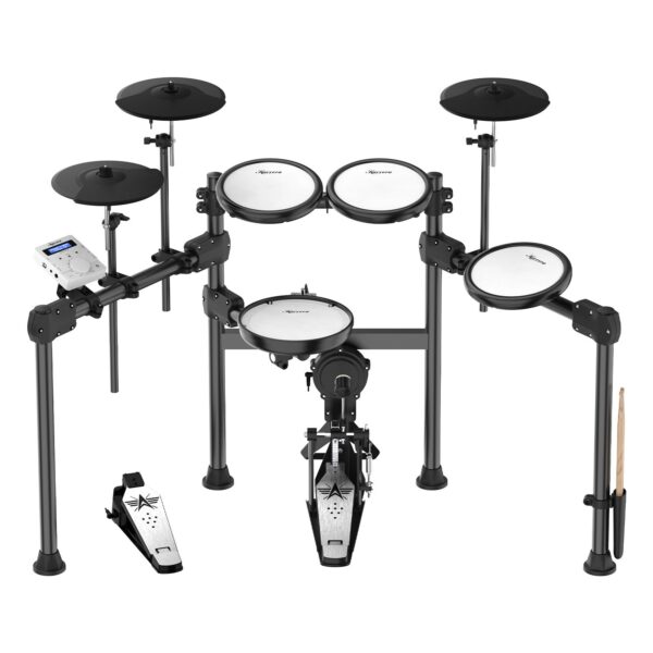 Fanno-Electronic Drum Kit with Mesh Heads 20 Editable Kits USB MIDI 420 Sounds