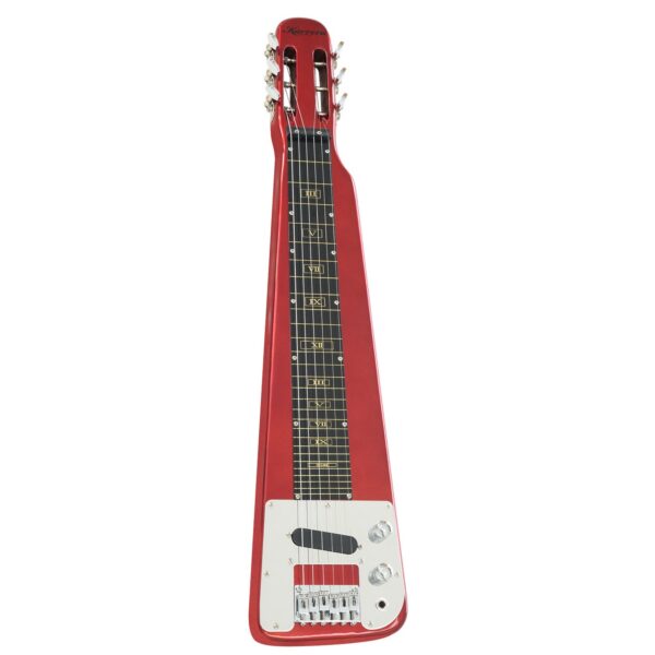 Fanno-Electric Lap Steel Guitar with Volume Tone Controls and Padded Bag for Musicians