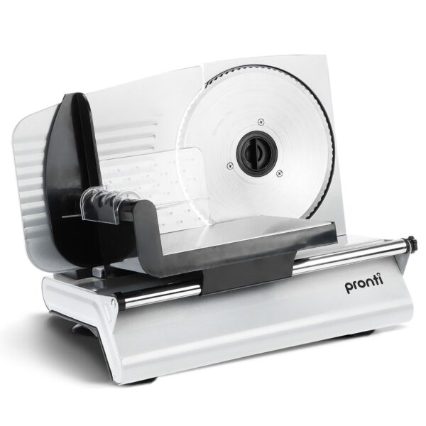 Fanno-Electric Deli and Food Slicer for Meat Cheese Fruit and Vegetables Adjustable Thickness