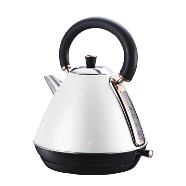 Fanno-1.7L Stainless Steel Kettle with Rose Gold Trim Rapid Boil and Auto Shut Off