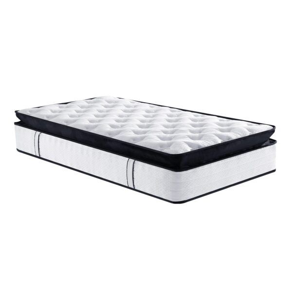 Fanno-Euro Top King Mattress 5 Zone Pocket Spring Foam Hypoallergenic Soft Comfort 32cm