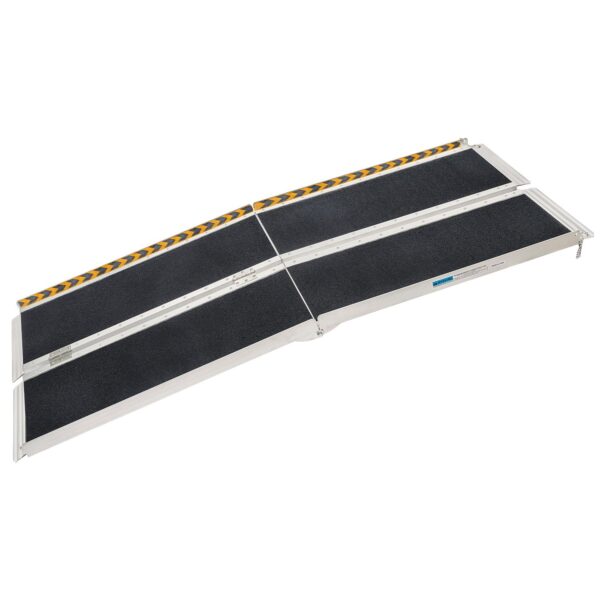 Fanno-Portable Aluminium Wheelchair Ramp High-Grip 272kg Capacity Folding Design