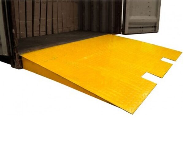 Fanno-Heavy-Duty 1.2m Steel Container Loading Ramp for Forklifts and Machinery