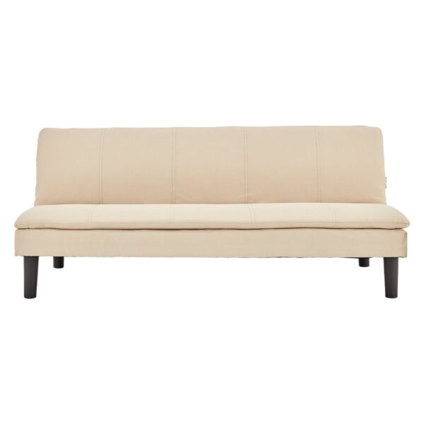 Fanno-Three-Seater Sofa Bed with Wooden Legs and Adjustable Backrest for Comfort