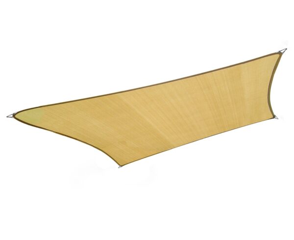 Fanno-Rectangular Shade Sail 6m x 4m Desert Sand UV Blocker for Patios and Courtyards