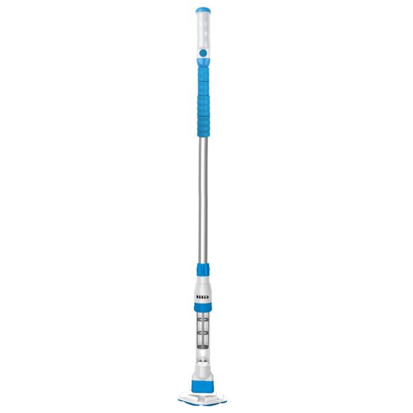 Fanno-Cordless Pool Vacuum Cleaner with Rechargeable Batteries and Adjustable Handle