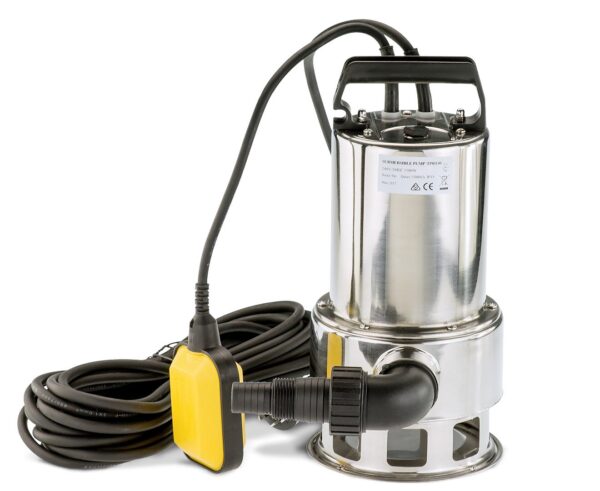 Fanno-Submersible Stainless Steel Dirty Water Pump 15000L/hr for Pools and Ponds