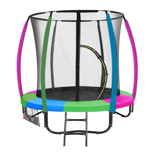 Fanno-6ft Trampoline with Safety Net UV Stabilised Padding for Kids Outdoor Fun