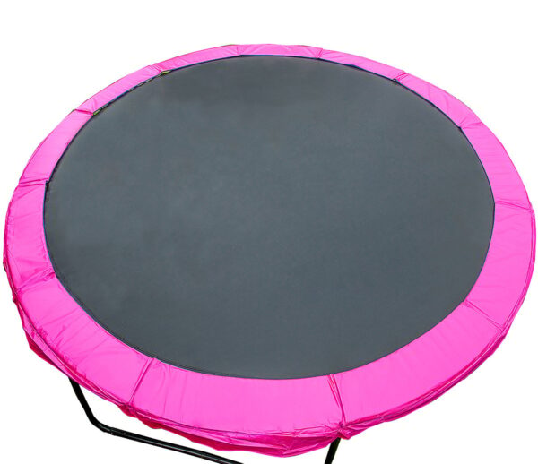 Fanno-Trampoline Safety Pad 12ft Round Pink UV Proof PVC High Density Foam Rubber