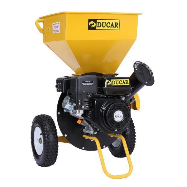 Fanno-Wood Chipper Shredder Mulcher 8HP 212cc Engine for Garden Debris and Branches