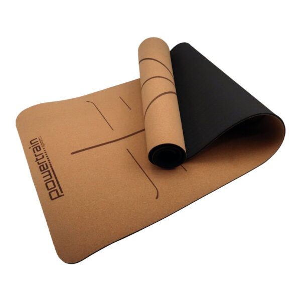 Fanno-Eco-Friendly Cork Yoga Mat Non-Slip Durable Cushioning for Home Gym Pilates