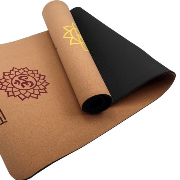 Fanno-Eco Friendly Cork Yoga Mat Non-Slip Durable Cushioning for Home Gym Pilates