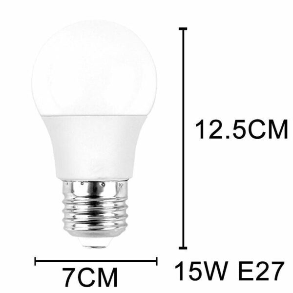 Fanno-LED Radar Sensor Motion Bulb 15W E27 B22 Smart Light for Indoor Outdoor Use