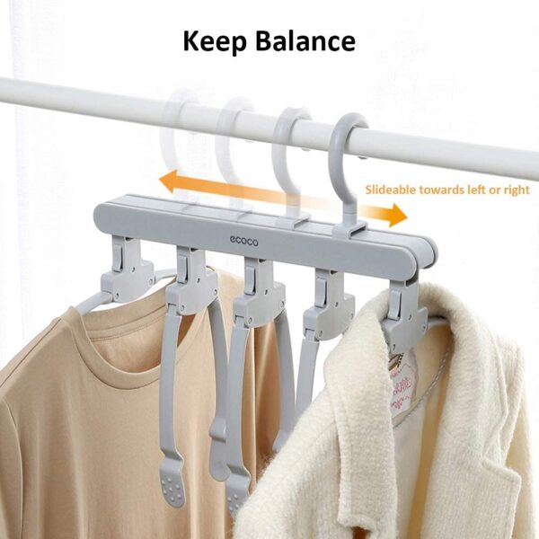 Fanno-Magic Hanger 5 in 1 Space Saving Rotatable Clothes Dryer and Airer Rack White