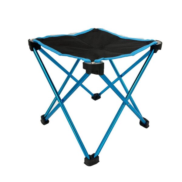 Fanno-Mini Portable Outdoor Folding Stool for Camping Fishing Picnic Chair 80kg Blue