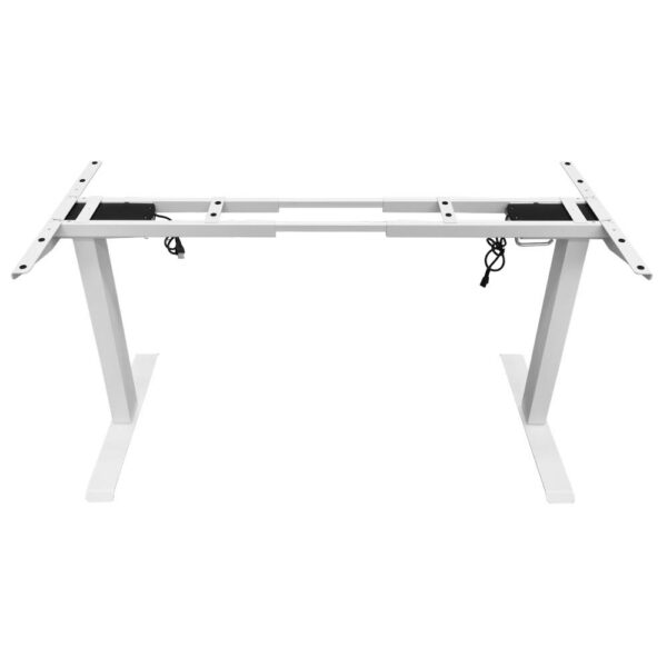 Fanno-Motorised Height Adjustable Desk Frame Dual Motor 60-125cm 120kg Capacity White