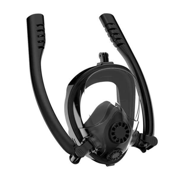 Fanno-Full Face Snorkel Mask with 180 Degree View Anti Fog for Diving and Swimming