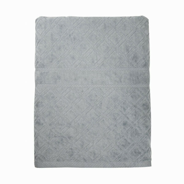 Fanno-Premium Velour Jacquard Bath Towel Soft Absorbent Lightweight Elegant Design