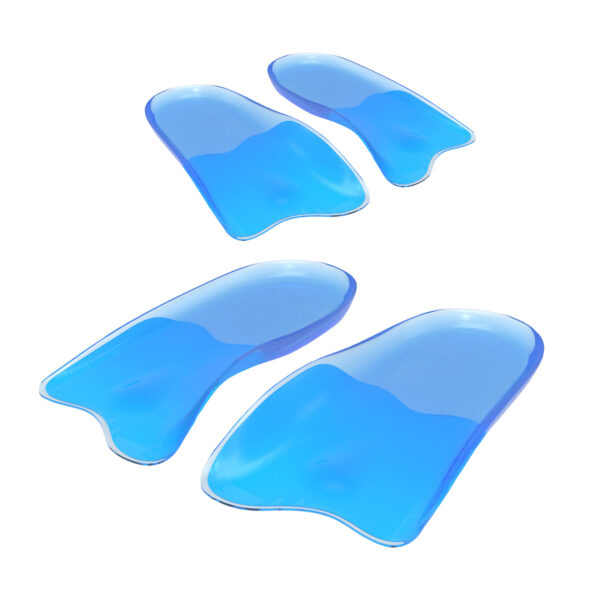 Fanno-Half Insoles Shoe Inserts Gel Arch Support M Size for Foot Pain Relief and Comfort