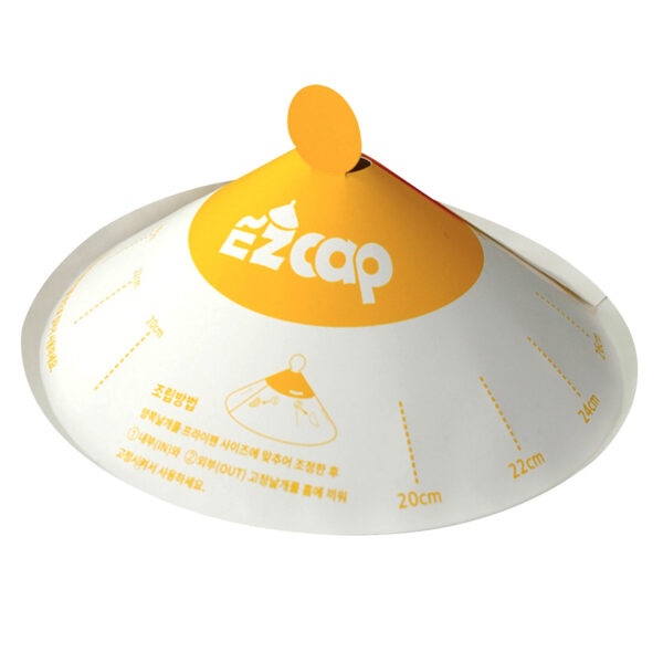 Fanno-Disposable Frypan Cap 100X Paper Lid for Oil Splash Protection and Crisp Cooking