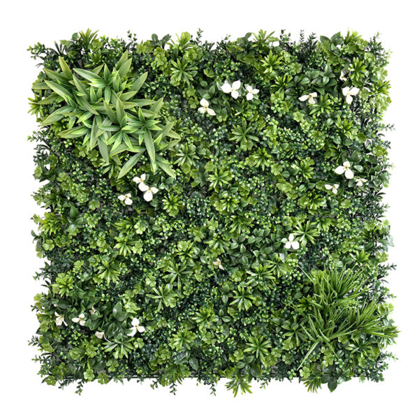 Fanno-Artificial Plant Wall Grass Panel 1X1M Vertical Garden Tile for Indoor Outdoor Use