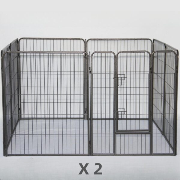 Fanno-16 Panel Heavy Duty Pet Playpen Fence for Dogs Cats Rabbits Indoor Outdoor Use