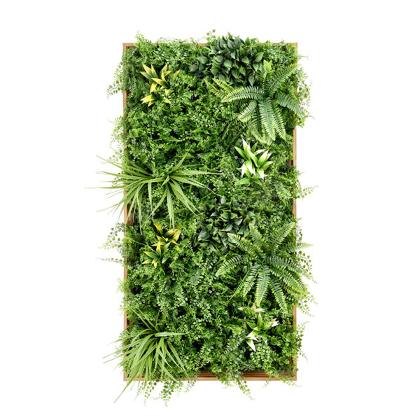 Fanno-Artificial Green Wall Plant Panel Disc Vertical Garden UV Resistant 50X100CM