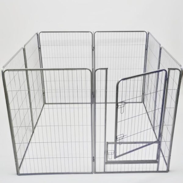 Fanno-Heavy Duty 8 Panel Pet Playpen for Dogs Cats Rabbits Foldable Exercise Fence