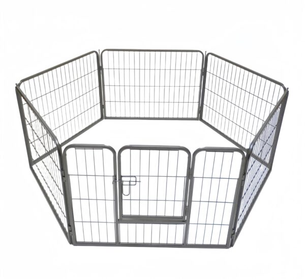 Fanno-6 Panel Heavy Duty Pet Playpen for Dogs Cats Rabbits Foldable Exercise Fence